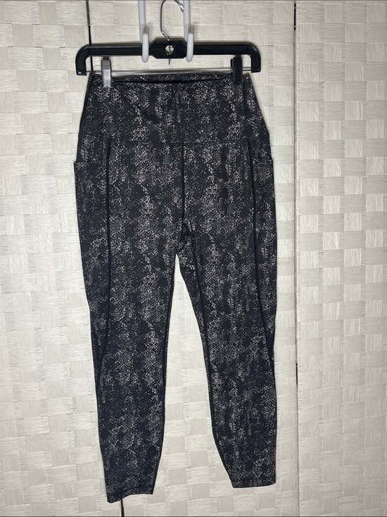 RBX Pants - RBX Black & Gray Snake-Print Leggings